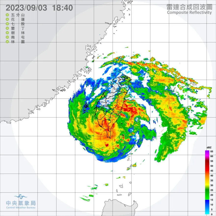 海葵颱風／護國神山削減威力！「嘉南高屏」入夜後防風雨