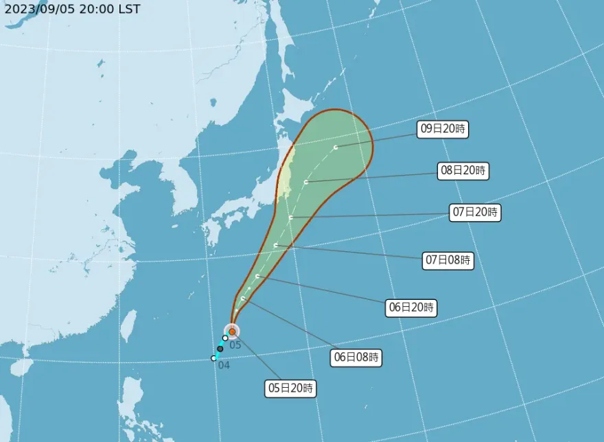 快訊/接力海葵！輕颱「鴛鴦」正式生成　氣象局預估對台無影響