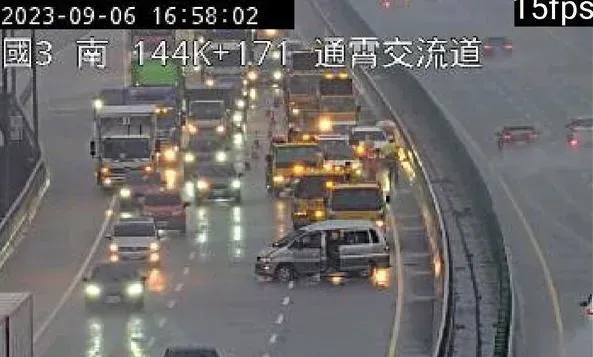 快訊/國3北上通霄段連環車禍！7車追撞2人送醫