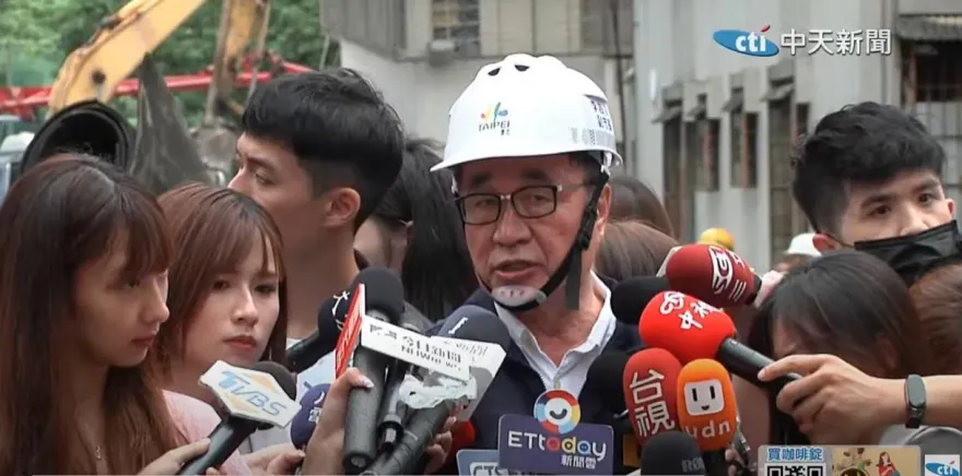 川伯出手了！市府全力協助受災戶求償　大直民宅下陷李四川提3點指示
