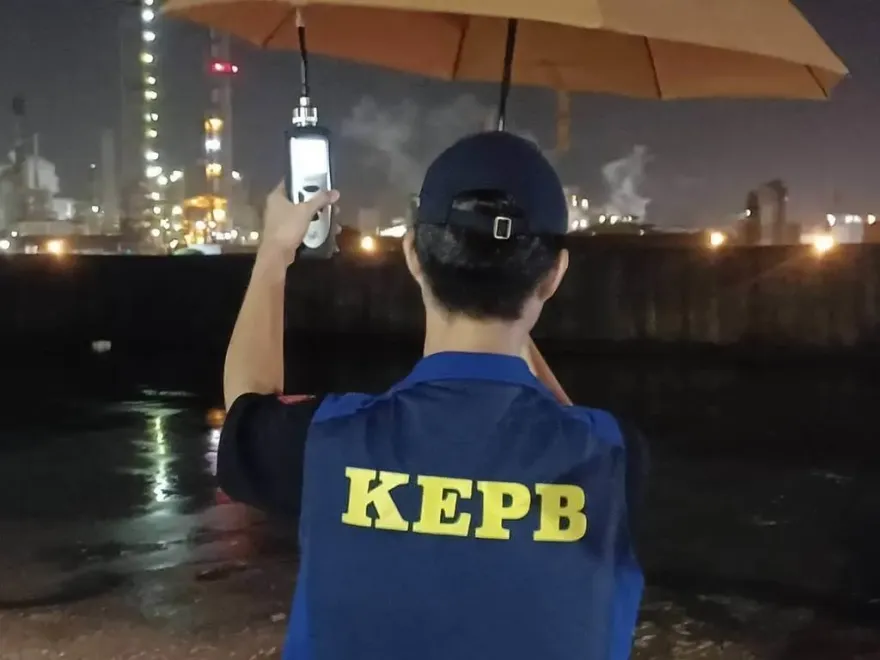 林園工業區塑膠廠深夜飄異味　環保局空污法開罰