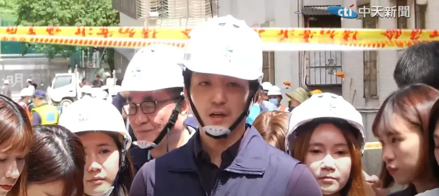 大直街民宅下陷　蔣萬安：以公辦都更、最優容積重建