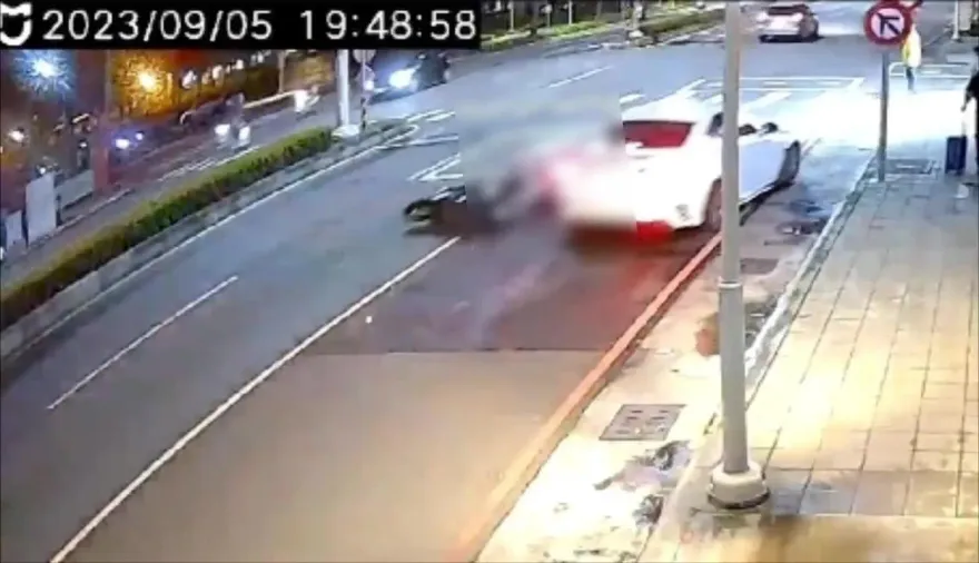 影/高雄鬼切車害騎士追撞亡！家屬淚求畫面　奪命影片曝