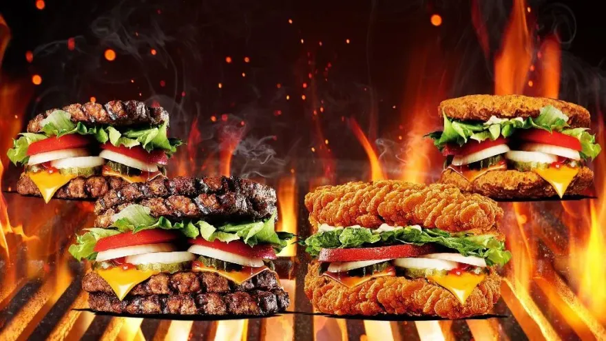大口吃肉的季節來啦！速食業者各拼高下　狂野肉排漢堡PK滿滿炸雞餐