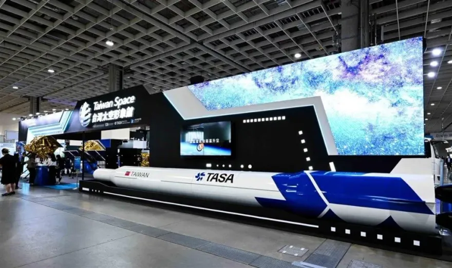 2023台北航太展/航太國防展 　TASA三節入軌火箭模型首次亮相