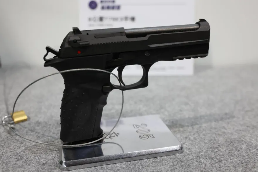 205廠自製T75K3式手槍　取代國軍老古董手槍