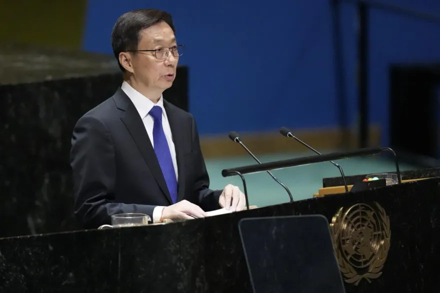 韓正聯大發言控「少數國家濫施非法單邊制裁」　籲勿低估對台主權決心