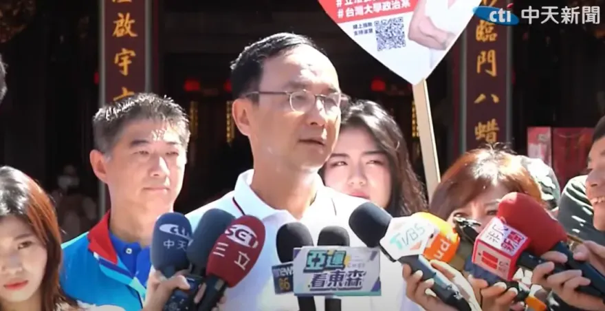 影/士林北投立委3腳督傳「藍營高層叫侯漢廷選到底」　朱立倫：不可能吧！？