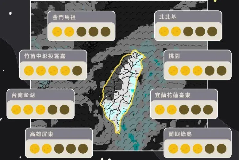 沒颱風卻水氣多！全台中秋「賞月指數」曝　一圖看懂月亮露臉機率