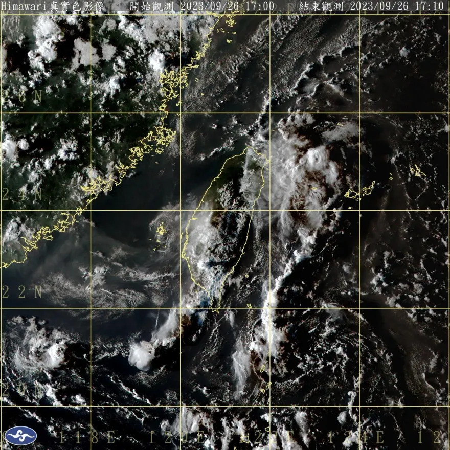 影/小低壓渦旋直撲台灣！北、東部暴雨傍晚下到入夜、慎防淹水