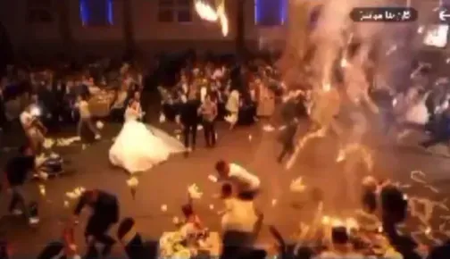 影/疑施放煙花釀災！伊拉克婚禮發生大火　已知至少110死150傷