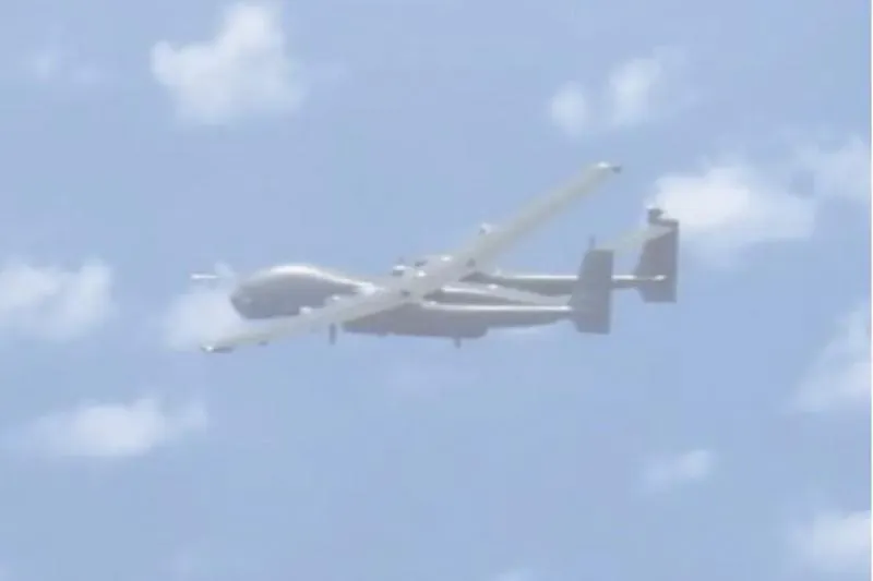 國造潛艦今高雄下水　對岸派可掛彈無人機現蹤小琉球外海