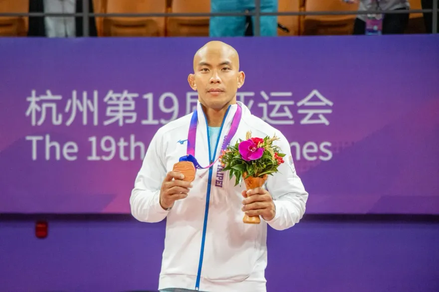 杭州亞運/克拉術傳捷報！38歲老將黃君達闖進4強　不敵哈薩克確定摘銅