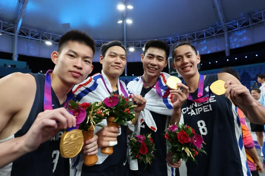 杭州亞運/滑輪溜冰金包銀、男籃3X3神奇摘金！中華1日進帳2金1銀5銅　獎牌榜排第7