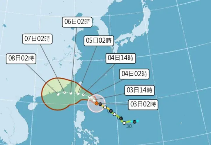 小犬「就在門口」10/4晨暴風圈襲台東、恆春半島　專家籲：注意狹管效應