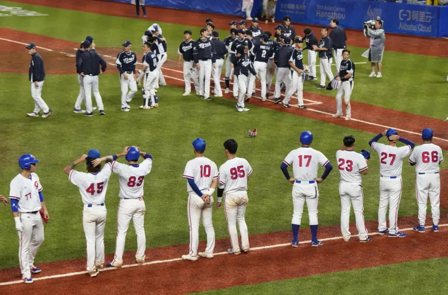 杭州亞運/全靠神隊友！韓國王牌一球未投也受惠　棒球奪金19人免當兵