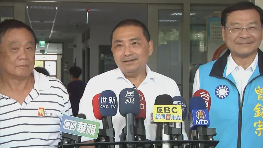 影/賴清德把兩岸和平當使命？！侯友宜愣了2秒：我聽你鬼扯淡