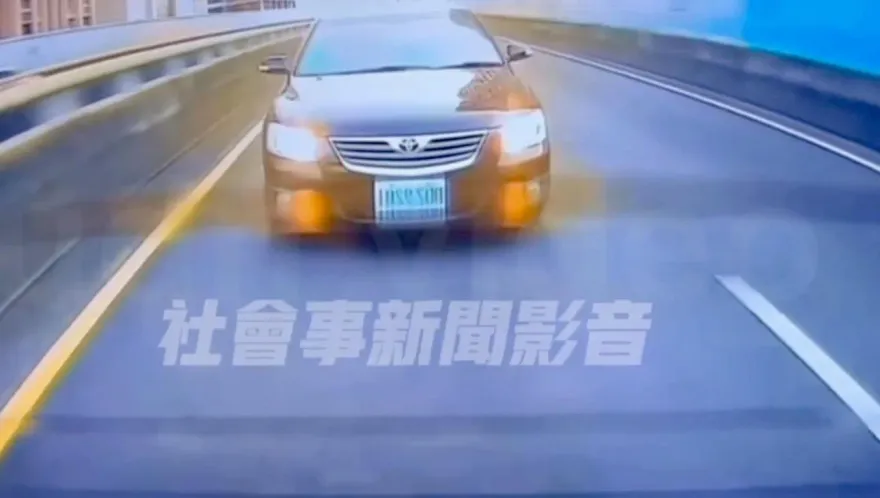 影/海軍女中士國道驚魂　變換車道竟被逼車狂追7.8公里