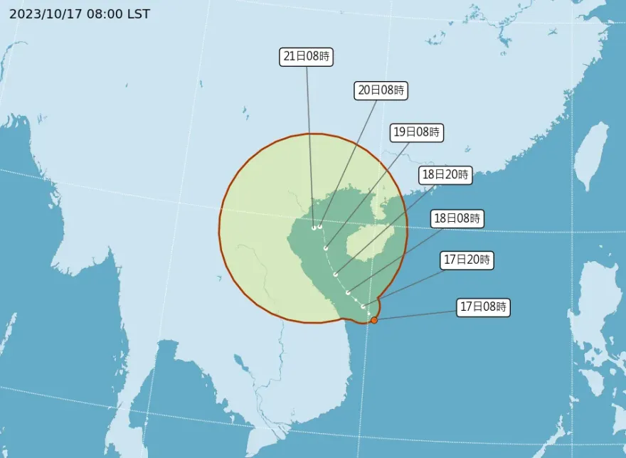 快訊/最新「熱帶低壓」形成了！明日恐增強為颱風「三巴」