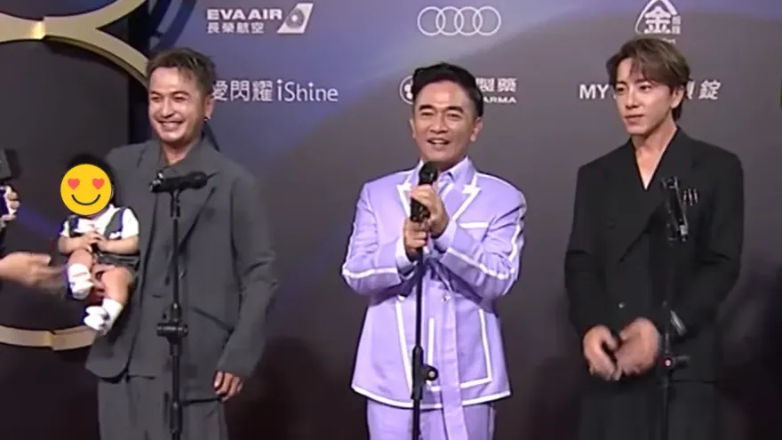 金鐘獎/KID抱兒子走紅毯！吳宗憲突點名柯佳嬿「生小坤達」