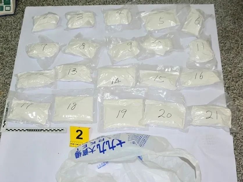 影/嘉義警破獲販毒集團　查扣市值4千多萬海洛因逮5人