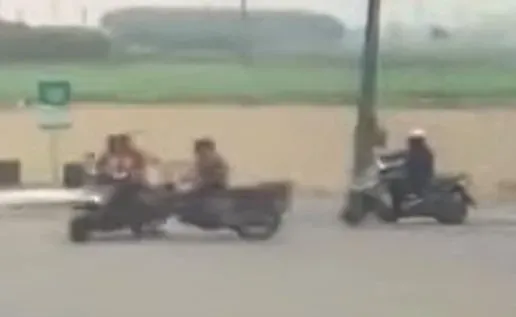 影/才發生死亡車禍隔天又出事！嘉義朴子市168線男子騎車闖紅燈釀追撞