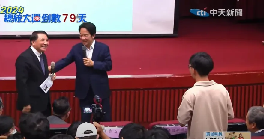 影/海大學生砲轟「得過且過」校長竟2度打斷！賴清德緩頰完「變臉」：我這樣才是負責任