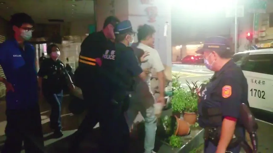 台南男酒後與友人互毆！瘋狂爆走遭警帶回保護管束