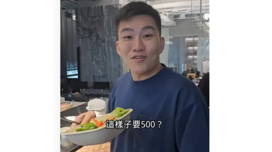 點健康餐「生菜+1片薄雞胸片」竟賣500！Joeman無奈喊：沒看價錢