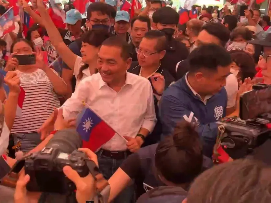 高雄5萬人大造勢後　侯友宜台中輔選「這段路」走的異常艱辛