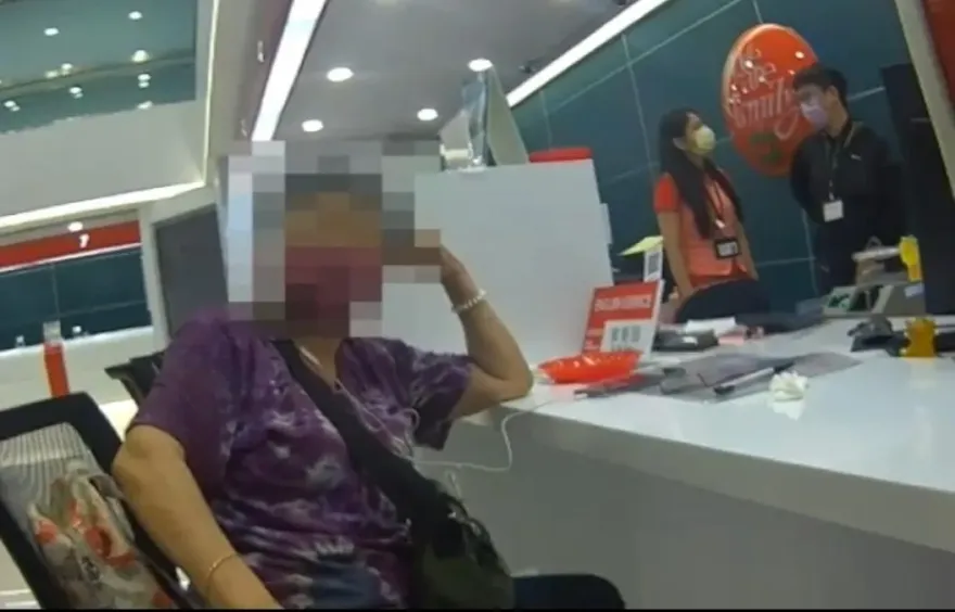 影/老婦深信群組裡施振榮教她投資　赴銀行保單借款險損失百萬