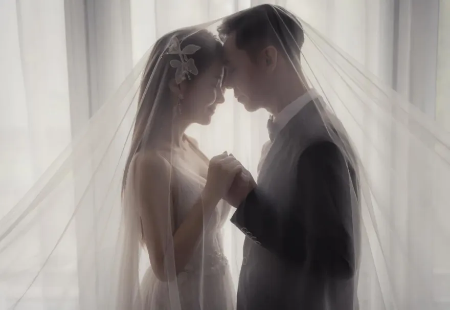 快訊/陳子玄宣布再婚！曬頭貼頭婚紗照喊「對的人」　畫面甜爆
