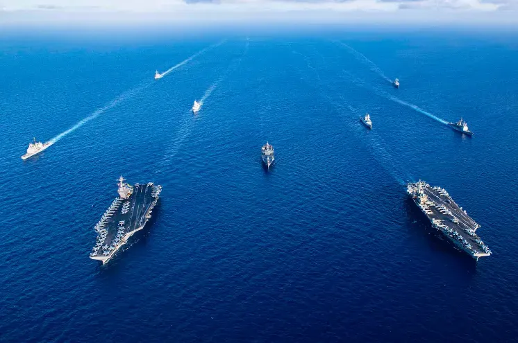以巴開戰/美軍雙航母打擊群攜手第六艦隊　東地中海展開聯合軍演