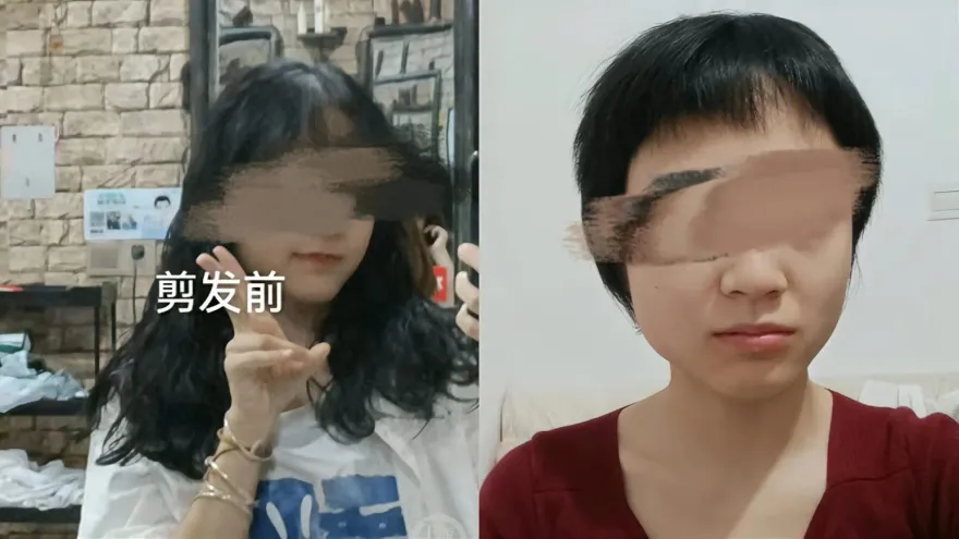 洗剪吹只要299？18歲嫩妹理髮踩雷　「剪完像頭盔」店裡暴哭1個半小時
