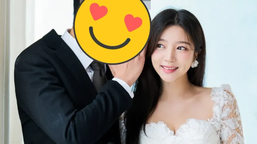 廉海仁閃婚宣布懷孕！手寫信揭「新郎身分」　婚紗照辣露半球不藏了