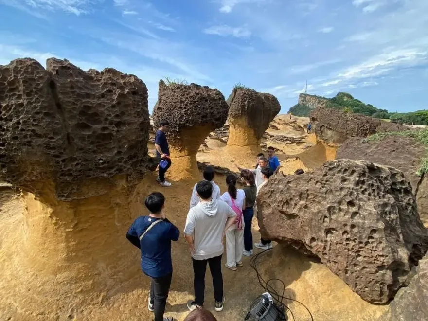 搶救野柳女王頭現曙光！北科大師推動永續發展　砂岩強化技術助保育地質景觀