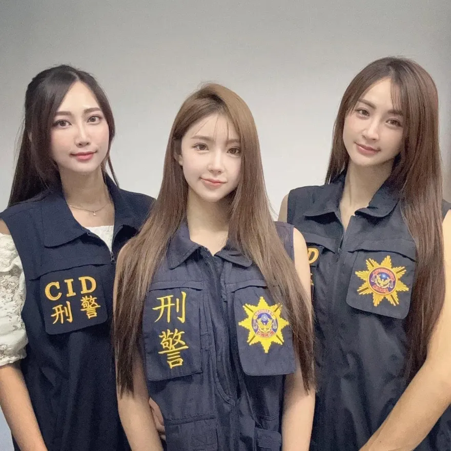 影/確定不是AI！「南台灣最仙女警」真實身分曝　拍反詐宣導男性同胞嗨翻