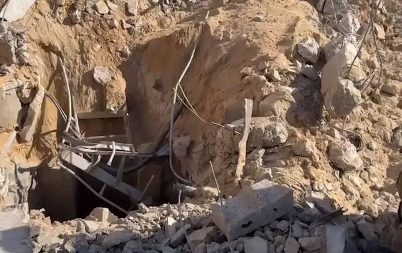 影/以巴開戰/以軍秀影片！西法醫院驚現哈瑪斯「地道入口」還有炸彈汽車
