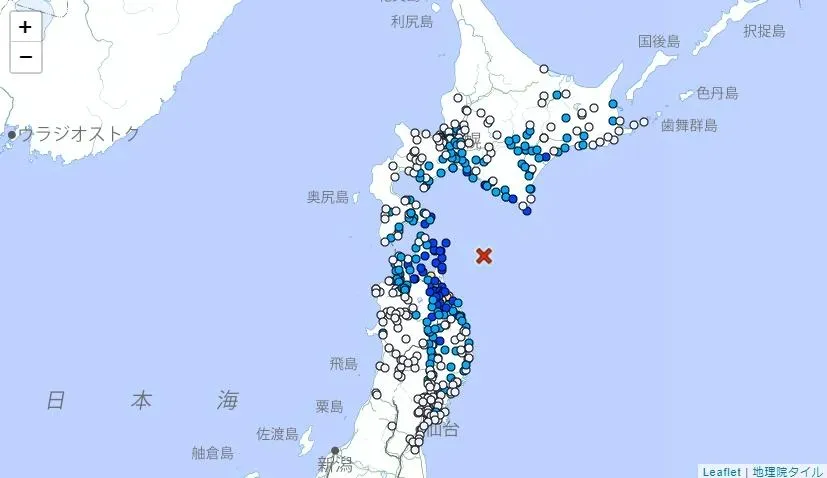快訊/06：01青森、北海道近海清晨6.0強震　日本氣象廳未發海嘯警報