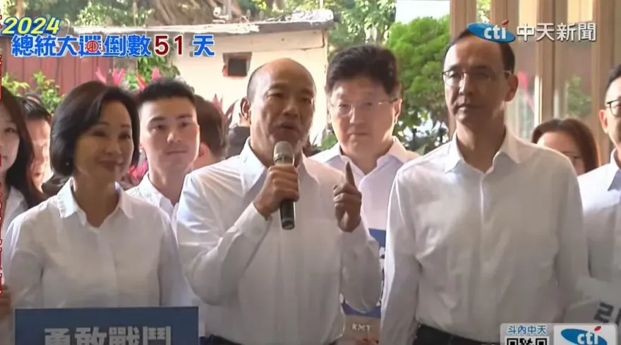 行程滿檔全台跑透透　韓國瑜盼藍營小雞都能做到這3點