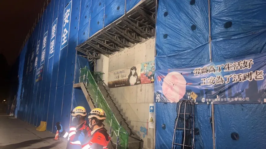 工安意外！北市民生水資源再生中心防水工程　3工人昏倒、1人命危