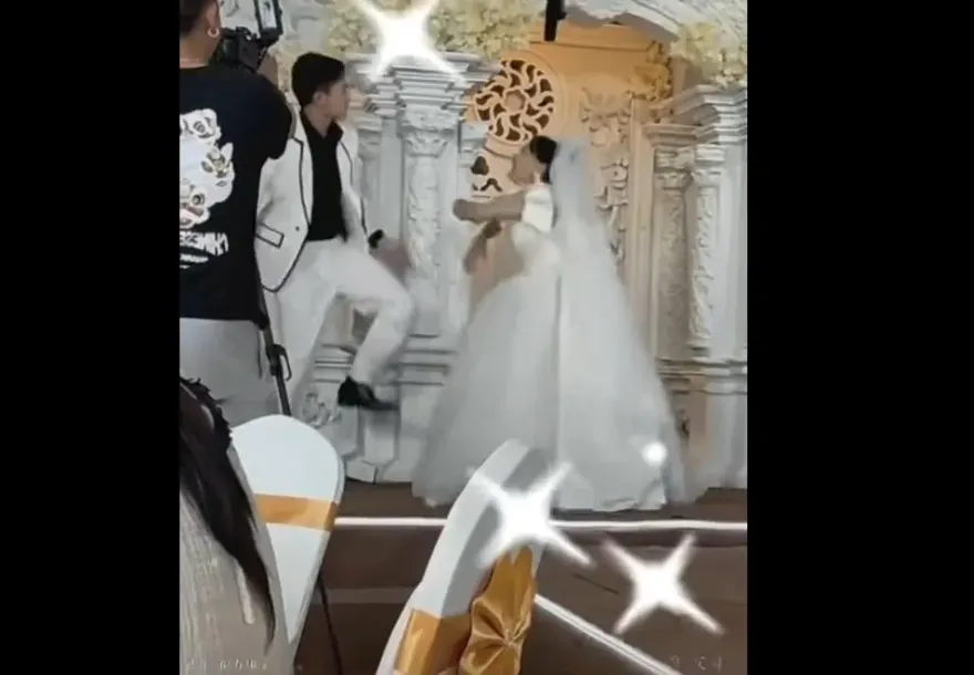 認識僅1個月就懷孕！新郎綠光罩頂　婚禮上「怒踹新娘」喊退婚