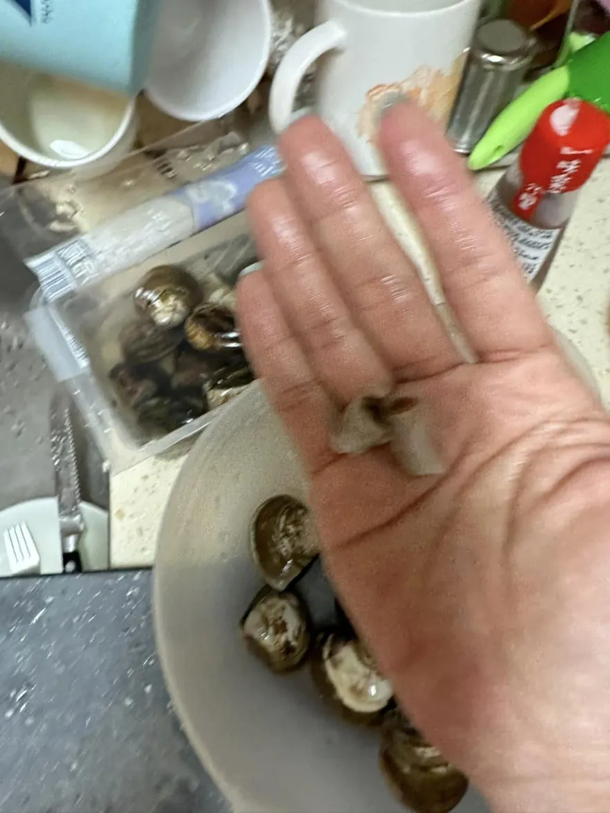 影/蛤蜊會抽菸？好市多密封蛤蜊驚見「菸屁股」　北市衛生局將追查
