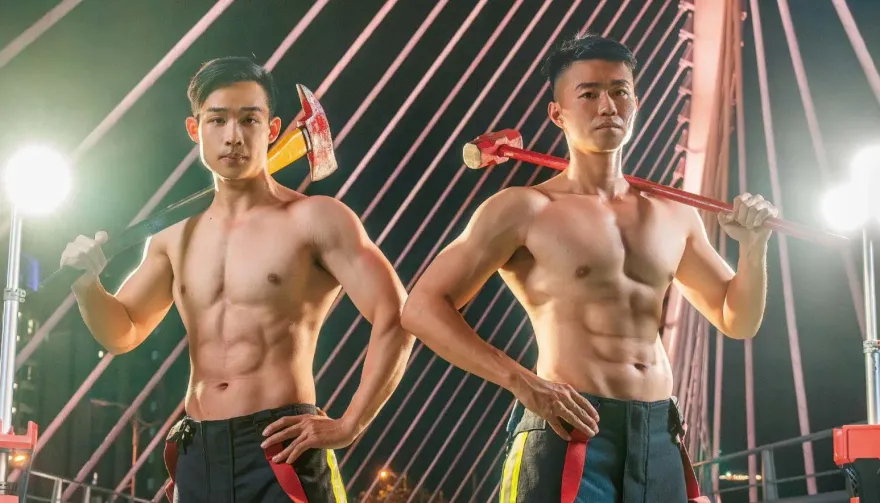 影/2024台中消防月曆猛男正妹超養眼　盧秀燕憂「119被打爆」