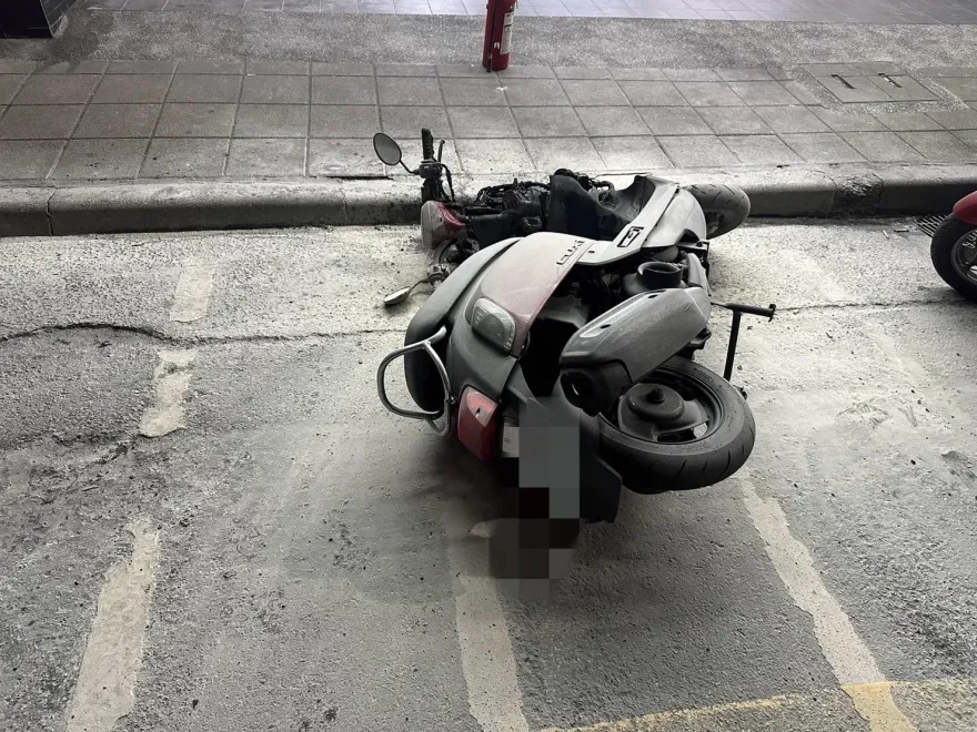 影/逮到了！北市夫妻街頭吵架竟離奇變燒機車 　老婆大義滅親：火是老公放的