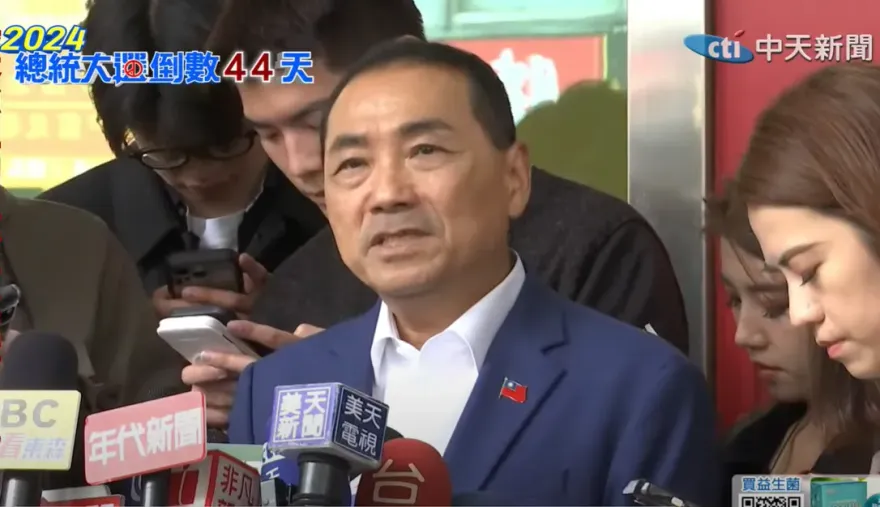 影/侯友宜打臉蔡英文：連我都抹紅？我一輩子在這塊土地為保護台灣人民打拚！