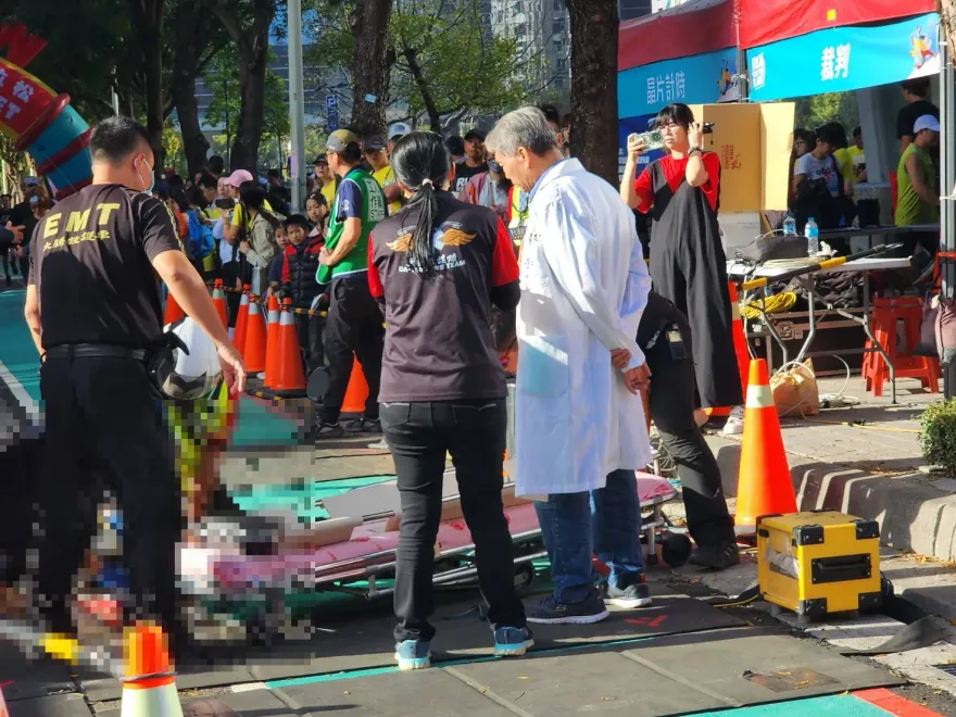 快訊/台中跑半馬2選手突沒了呼吸　1人是80歲阿伯！搶命幸皆救回