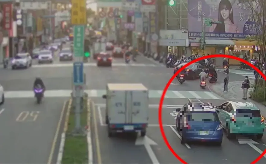 影/新莊2車行車爭道糾紛　男子攔車亮鐵棍恐嚇遭逮