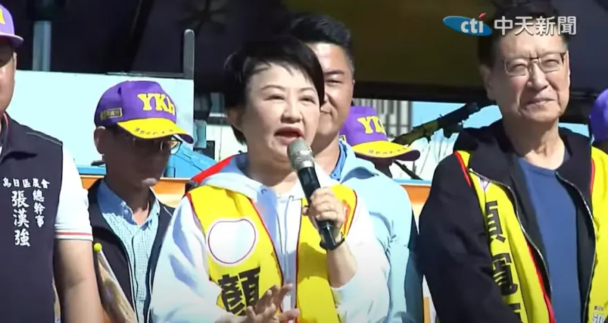 力挺台中在地子弟顏寬恒　盧秀燕嗆綠營都空降：1任立委2人當
