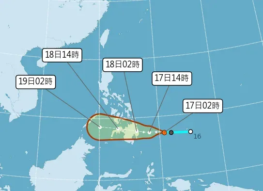 快訊/「鯉魚」颱風今晨生成　氣象署最新路徑曝光
